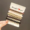 Goma para el Cabello de Alta Elasticidad, Cuerda para Recoger el Cabello de Cola de Caballo Alta Tejida a Mano, Accesorio Elegante y Sofisticado para el Cabello de Mujer