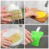 Estropajo para platos de pulpa de madera de lufa y algodón, estropajo viejo para ollas de lufa, almohadilla estropajosa de doble cara para limpieza y descontaminación de cocina al por mayor
