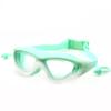 Gafas de Natación Infantiles de Marco Grande, Gafas de Natación Impermeables y Antivaho de Alta Definición con Tapones para los Oídos Integrados, Lentes de Silicona, Gafas de Natación 5020