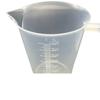Taza medidora de plástico de 1000 ml en stock con escala y asa, Taza dispensadora de líquido de laboratorio de 1 L, Taza de calidad de material PP