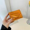 Este ano, a nova moda popular da primavera de 2023, bolsa de moedas feminina simples, mini porta-cartões com vários cartões, bolsa de cartão da moda
