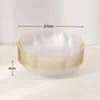 Plato de Fruta para Uso Doméstico, Mesa de Centro de Sala de Estar, Bandeja de Bocadillos y Frutas en Forma de Flor, Bandeja Transparente de Frutos Secos y Dulces de Lujo Ligero, Exquisita Bandeja de Exhibición