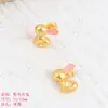 Acessórios DIY de coelho com óleo tridimensional de ouro de areia do Vietnã, pingente de coelho do Palácio Guanghan, acessórios de joias do ano animal, atacado