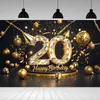 Novo Tecido de Fundo Feliz Aniversário Transfronteiriço Festa Carnaval Série Principal Decoração de Cena Faixa de Aniversário
