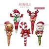 Balão de Natal Novo Árvore de Natal Boneco de Neve Bastão de Mão Headband Decoração de Pulso Balão de Filme de Alumínio Barraca de Feira Noturna
