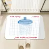 Tapete de Chão para Banheiro Tapete Antiderrapante para Vaso Sanitário Capacho para Entrada Absorvente de Água Tapete para Pés Carpete de Couro para Banheiro Interno Banheiro