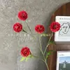 Flores Artificiales con 5 Cabezas, Peonías en Capas para Arreglos de Boda, Accesorios de Fotografía de Alta Gama, Venta al por Mayor para Exportación