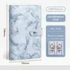 Livro de Dinheiro com Padrão de Mármore Transfronteiriço, Popular Online, Pode Conter 20.000 Moeda Estrangeira, Livro de Dinheiro de Grande Capacidade, Pasta de Dinheiro A6, Álbum de Dinheiro