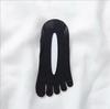 Meias de cinco dedos femininas de verão de corte baixo de veludo acolchoadas meias de cinco dedos finas de malha respirável meias invisíveis para os dedos