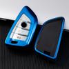 Adecuado para el juego de llaves BMW ix1x3 serie 5 serie 7, funda para llave de coche con hebilla transparente de TPU con todo incluido para hombre y mujer