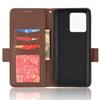Funda de cuero con tapa para teléfono móvil ZTE Blade V30, tarjetero, hebilla lateral, patrón de lichi