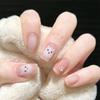 Xiaohongshu Uñas Postizas Populares Almendradas Venta al por Mayor Manicura de Alta Gama de Primavera y Verano Uñas Postizas Removibles Uñas Postizas