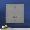 Tomada de Parede Cinza Versão Hong Kong e Austrália Tomada Estilo Britânico 13A com Painel de Interruptores de Carregamento Tipo-C+USB para Exportação