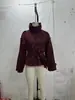 ¡Orden de exportación! Venta al por mayor transfronteriza de la nueva colección 2026 de ropa de mujer europea y americana, a la moda y casual, con cuello alto y un tejido texturizado tipo polar.