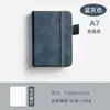Mini Cuaderno A7 Pequeño Bloc de Notas Portátil Cuaderno de Bolsillo Macarrón Cuaderno Impermeable de Cuero Grueso