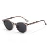 CX2176 Gafas de sol de montura redonda pequeña de moda europea y americana, accesorios de viaje, protector solar para pesca, gafas de sol TAC, fábrica