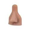 Cor de Pele Clara Escura Modelo de Orelha Silicone Macio Modelo de Orelha Humana Ferramenta de Limpeza de Ouvido Prática Silicone Fabricante de Fonte