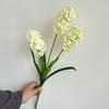 Nueva Flor Artificial Jacinto de 3 Cabezas Tubo de Cuero Jacinto Boda Salón de Bodas Arreglo Floral Decoración de Arreglo Floral En Stock