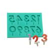 26 Alfabeto Inglés Chocolate Caramelo Flip Molde Alfabeto Digital Adornos Decorativos para Pastel Molde de Silicona de Gota de Gel de Cristal