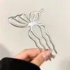 Grampo de Cabelo Vintage para Mulheres, Grampo de Cabelo Metálico de Alta Qualidade em Forma de U com Peônia, Grampo Sofisticado de Nicho, Acessório de Cabelo Estilo Antigo Venda por Atacado