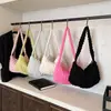 Bolsa de Feijão Textura Macia Grande Capacidade Bolsa de Ombro Feminina para o Trabalho Casual Bolsa Nuvem Acolchoada Nova Bolsa Plissada Japonesa e Coreana