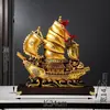 Adorno de Navegación Fluida Manualidad Nuevo Estilo Chino Sala de Estar Gabinete de Vino Escritorio Oficina Decoración Feng Shui
