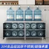 Gabinetes de Acero Inoxidable 304, Gabinetes de Almacenamiento de Cocina Integrados con Estufa Rústica, Gabinetes Integrados para Apartamentos Pequeños del Hogar