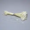Cordón Negro y Blanco de Poliéster para Etiqueta Colgante con Tapón Cuadrado de Plástico Individual, Cordón Universal en Stock para Etiquetas Colgantes de Ropa, Al Por Mayor