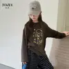 Camiseta Básica para Niña YOJIA Otoño 2026 Nuevo Estilo Coreano Holgada Top para Niña Pequeña Camiseta de Manga Larga para Niños Conjunto de Otoño
