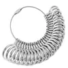 [Un Lote] Anillo Medidor de Anillos Herramienta de Cribado de Tallas de Anillos 0-13 Código US Código Inglés Comercio Exterior