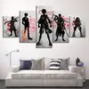 5 pares de pósters de impresión de alta definición creencias religiosas Buda pintura en lienzo pintura abstracta sala de estar decoración del hogar núcleo de pintura