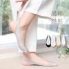 Calcetines de Media Planta, Calcetines de Barco para Mujer, Calcetines de Verano con Suela de Algodón Antideslizantes que No se Caen, Calcetines Finos de Liga de Media Planta de Seda de Hielo, Medias Plantas