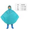Fábrica por atacado crianças capa de chuva cabo montando dual-use estudante poncho mochila carro Oxford pano poliéster camuflagem