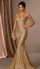 Vestido de noche de lentejuelas con escote en V y corte sirena, sin mangas, ajustado, con pequeña cola, ropa para mujer, comercio exterior transfronterizo europeo y americano 2026