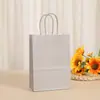 Empaque de Regalo Amazon Asa Monocromática Mismo Color Empaque de Cola Bolsa de Papel Kraft Diaria Empaque de Regalo Bolsa de Regalo