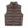 Chaleco ligero de punto acanalado con cuello alto para mujer, novedad de invierno, talla grande, holgado, versátil, chaleco de algodón, chaqueta chaleco