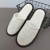 Pantuflas Desechables de Hotel, Pantuflas de Verano de Algodón y Lino con Suela de Lona Antideslizante, Hotel Salón de Belleza B&B Hospitalidad al por Mayor