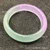 Directo de fábrica Pulsera Violeta Jade al por mayor Pulsera de cuarzo verde claro púrpura claro jade de roca glutinoso helado Pulsera de jade nuevo