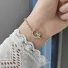 Pulsera de Cristal Zircón de Diseño Nicho de Lujo Ligero para Mujeres Ajustable Extraíble Exquisita Pulsera Super Flash Pulsera