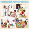 Juguetes de Bloques de Construcción Magnéticos, Juguetes Educativos, Regalos de Aprendizaje Creativo, Regalos de Cumpleaños y Navidad Halloween