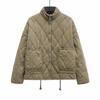 Inverno 2025 Novo Jaqueta Casual Urbana Feminina Transfronteiriça Europeia e Americana Algodão Lavado W027 9256