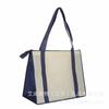 [Pequeña venta al por mayor] NWB017 Bolsa de compras portátil no tejida con capacidad de carga en blanco de 3 colores con logotipo impreso