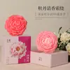Sabonete Natural de Limpeza Facial à Base de Plantas, Sabonete Removedor de Ácaros, Sabonete com Aroma de Rosa e Peônia, Sabonete de Banho, Sabonete Artesanal com Fragrância Duradoura