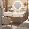Penteadeira moderna e simples para quarto, penteadeira para apartamento pequeno, 2025, nova sala de aluguel, penteadeira de luxo leve