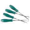 Chave de fenda de vedação de óleo com cabo quadrado pequeno verde mini gancho em formato especial chave de fenda de vedação de óleo de quatro peças fabricante de gancho de vedação de óleo