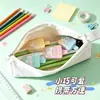 Goma de borrar helado con forma de gato, linda goma de borrar helado de dibujos animados, goma de borrar para estudiantes con menos residuos, premio para niños