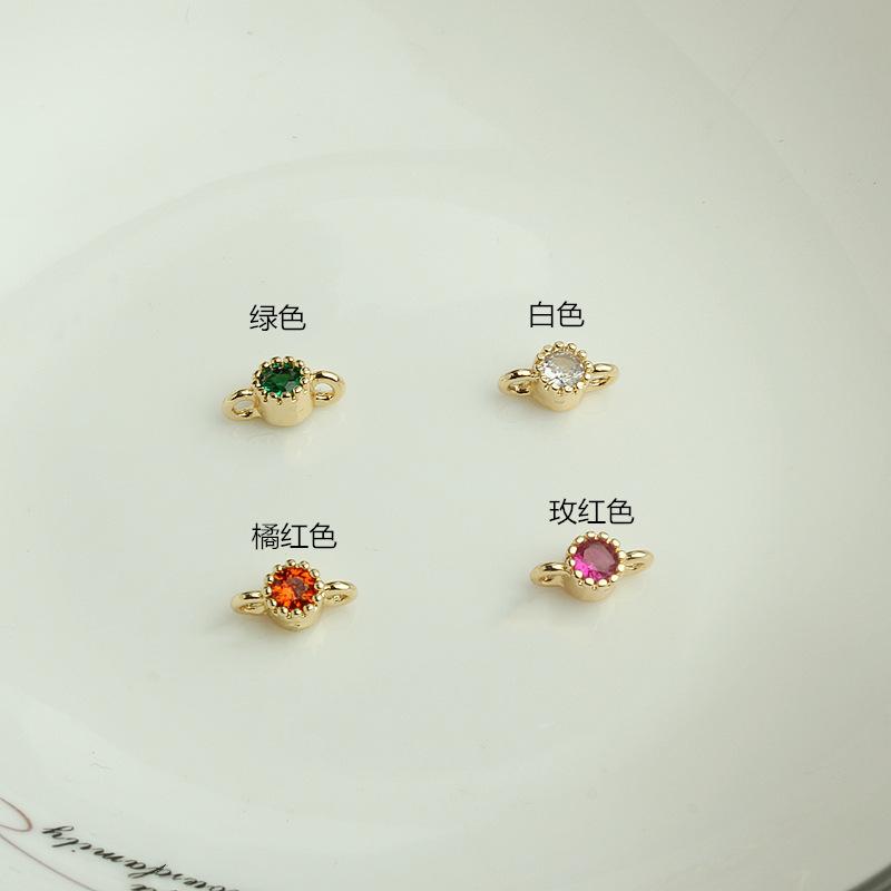 圆形锆石双吊02