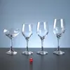 Atacado do Fabricante Taça de Vinho Hotel Bar Ktv Taça Material Branco Alto Vidro Transparente Requintado Taça de Vinho Tinto