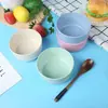 Paja de Trigo Nórdico Vajilla Bol Creativo Bebé Postre Bol Niños Bol Vajilla Bol de Arroz Bol de Sopa Fabricante Mayorista