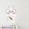 Novos nórdicos ins desenhos animados unicórnio adesivos de parede Creative Switch Socket Beautify adesivos de parede decorativos DIY Switch Stickers